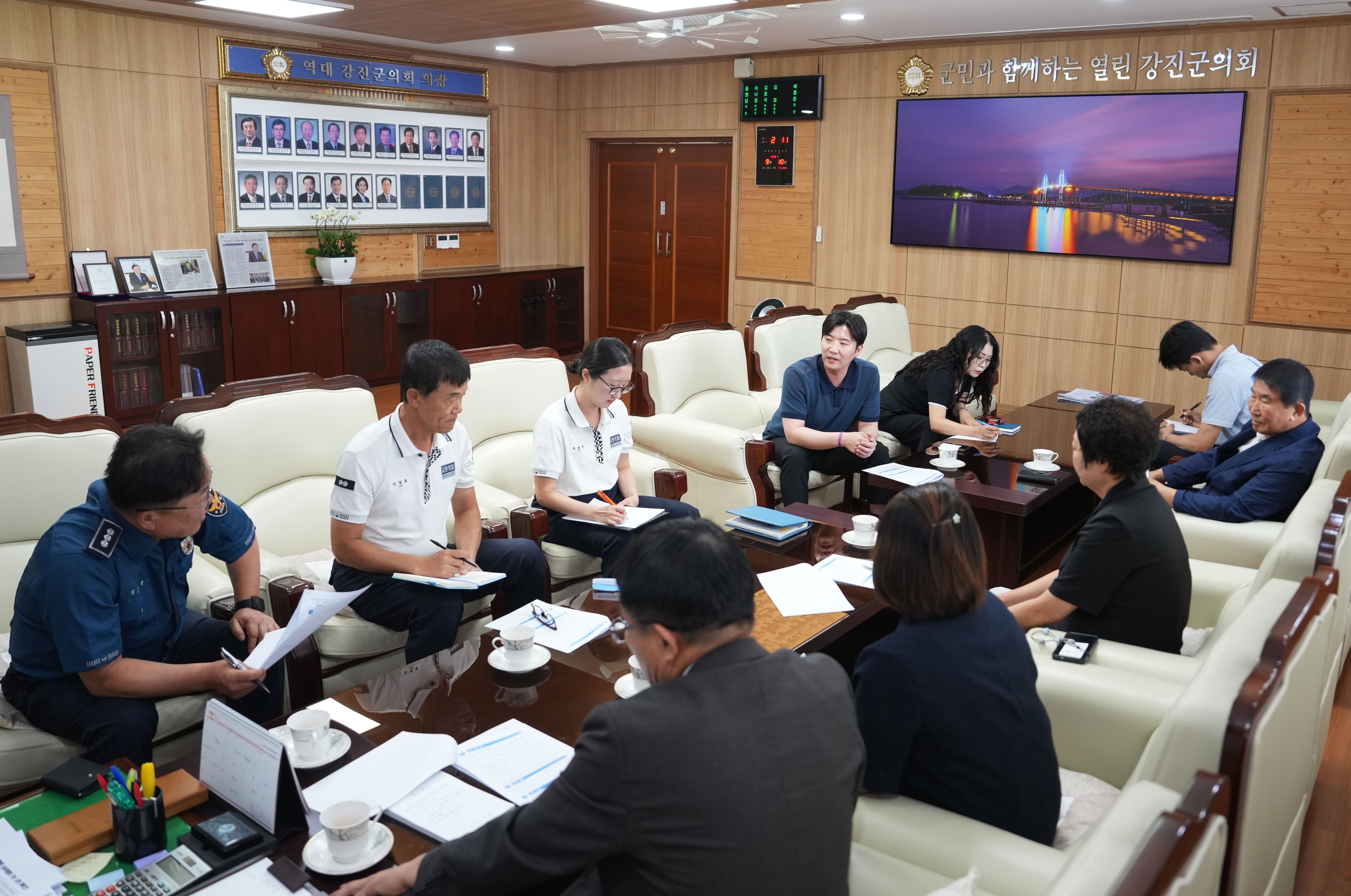 군민 교통편의 향상 및 교통사고 예방 간담회 사진3